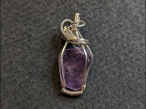 Video Tutorial: Wrapping an Amethyst Stone in 925 Sterling Silver