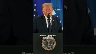 Trump habló del talento futbolístico de su hijo Barron en un acto de la FIFA