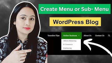 How to create menu in WordPress Blog : Primary Menu kaise banaye Blog