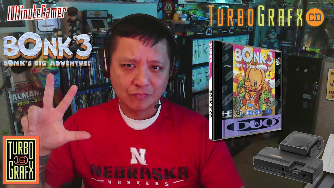 10MG Plays Bonk 3: Bonk's Big Adventure CD on TURBOGRAFX