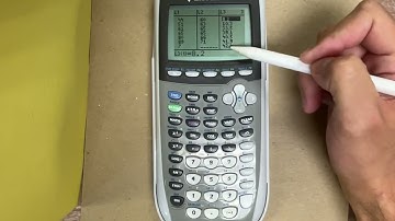 Finding standard deviation with TI-84 graphing calculator