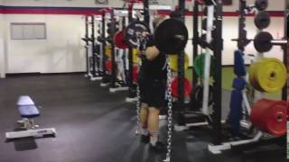 Chain Back Squat