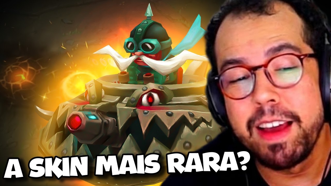 JOGUEI COM A SKIN MAIS RARA DO LEAGUE OF LEGENDS