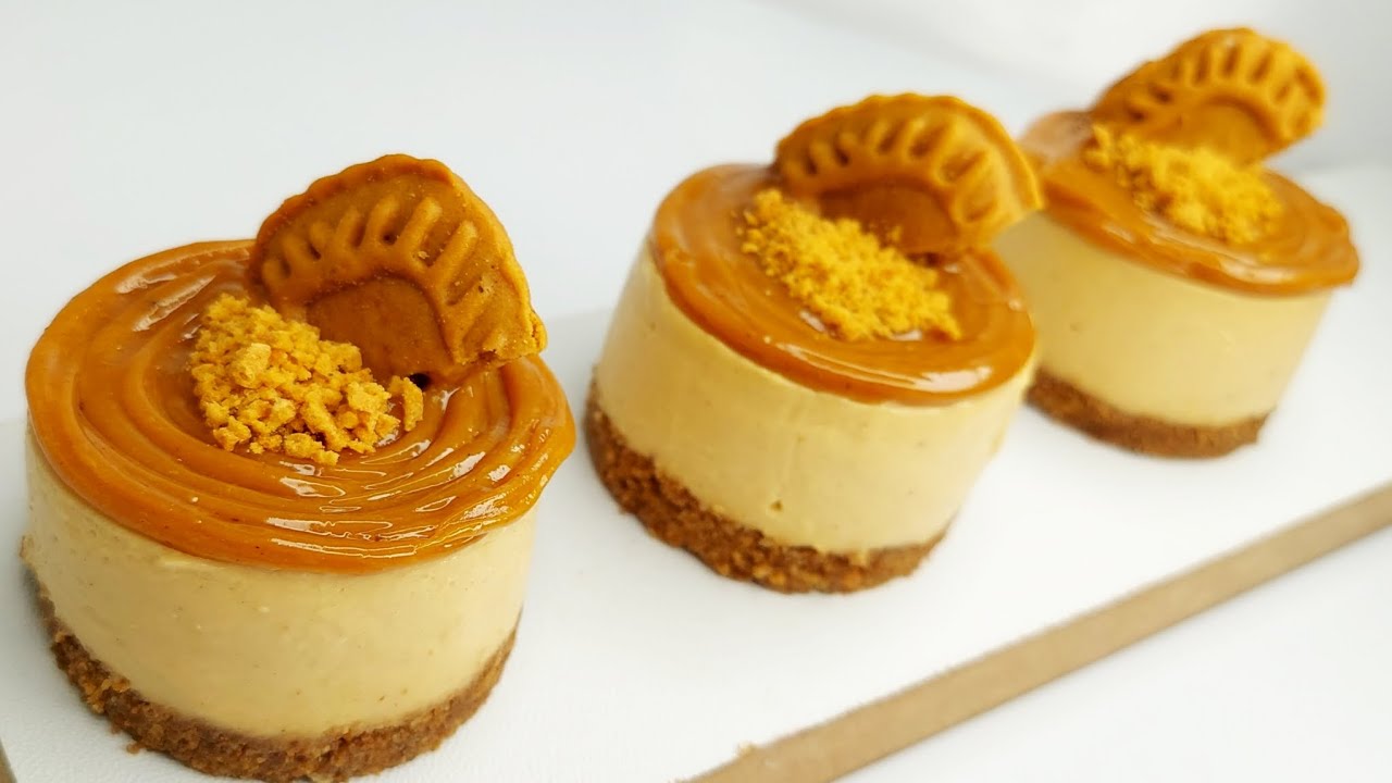 چیز کیک لوتوس [ به همراه قالب دستساز]