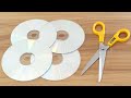 RECYCLING CD DISC CRAFTING | WASTE CD DISC REUSE IDEA | BEST OUT OF WASTE