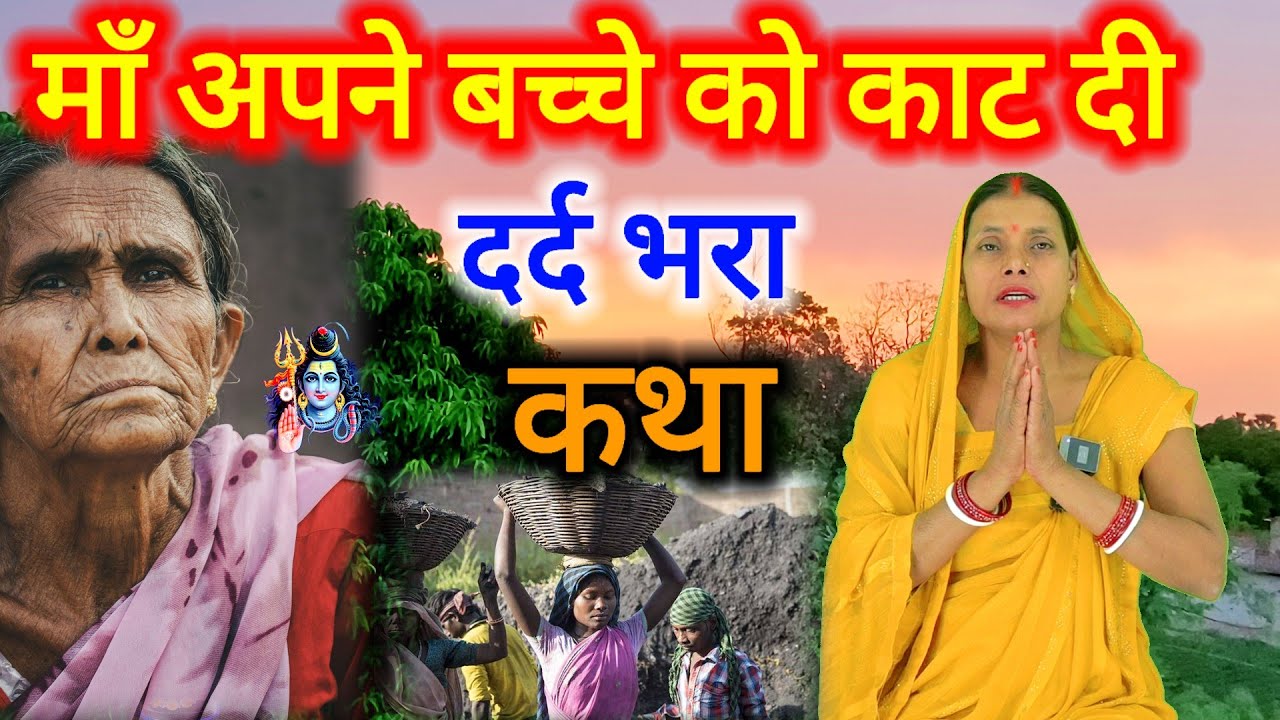 अपने ही पुत्र को क्यों काट दी माँ दुःखभरी शिव चर्चा कथा एक बार जरूर सुनिए | shiv charcha katha