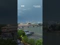 Thunder, lightning and torrential rain hit London