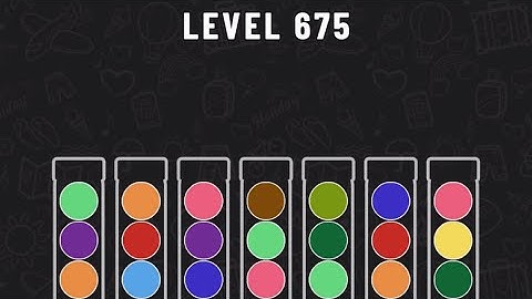 Ball Sort Puzzle Level 675 #ballsortpuzzle #ballsortpuzzlegameplay #puzzlegame #mobilegames
