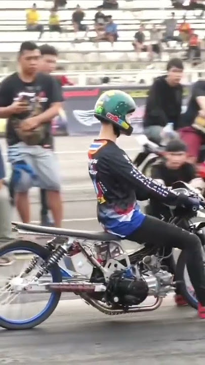 Arm rayong test honda wave 201 m / 6.668 sec 🇹🇭🔥 #armrayong #shorts #drag