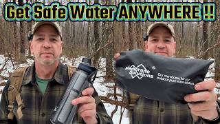 Membrane Solutions Filtered Water Bottle and Gravity Water Filter