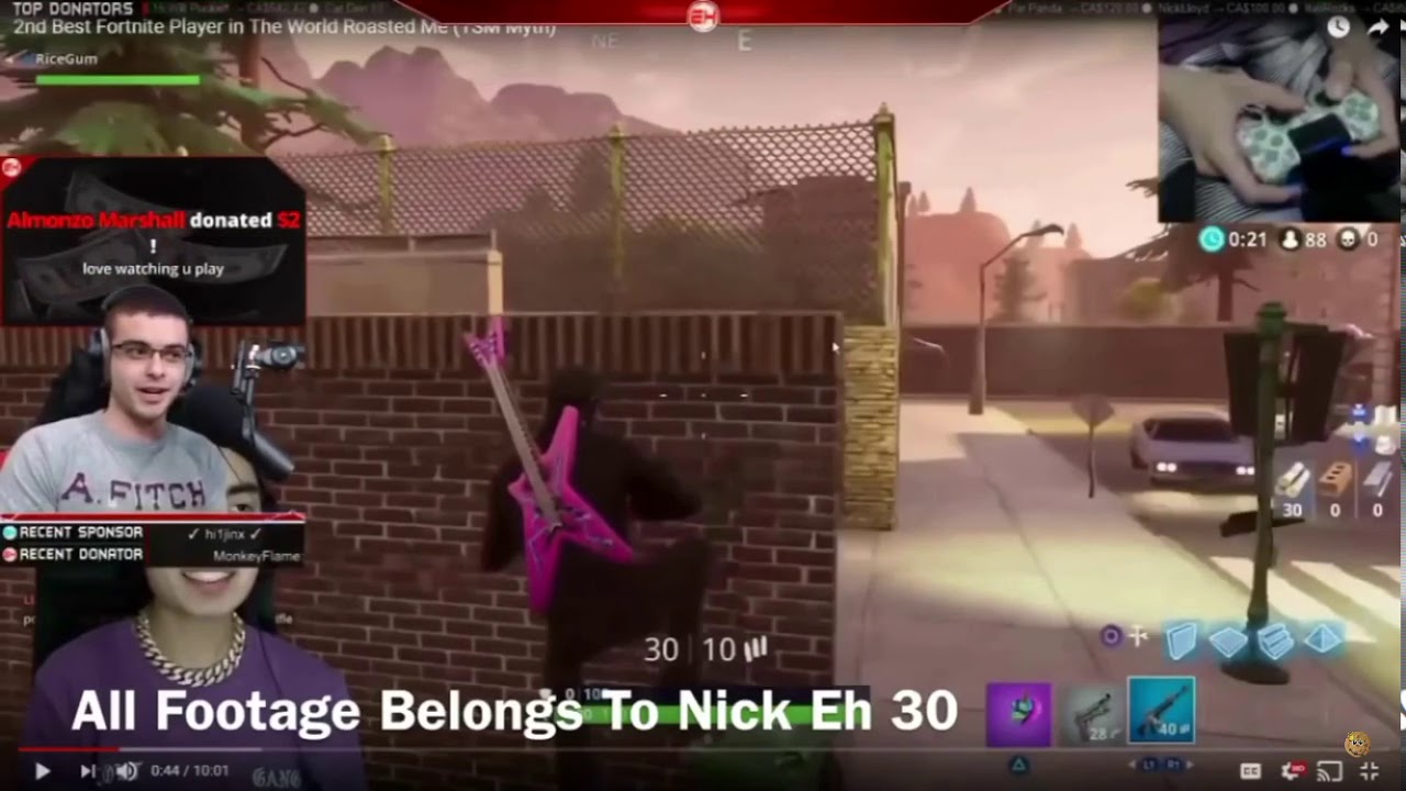 Ricegum fake fortnite