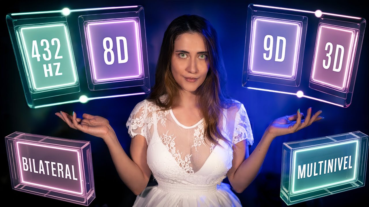 ASMR 432 hz, 3D,  MULTINIVEL, 8D, 9D Y BILATERAL! Tu Eliges... para dormir profundo