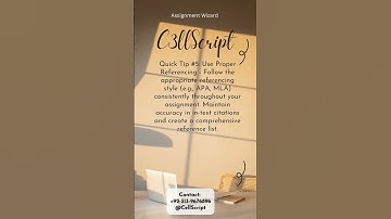 Assignment Writing Quick Tips | Expert Strategies for Academic Success