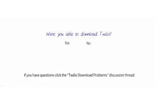 Twilio Download Feedback - Programming Foundations with Python