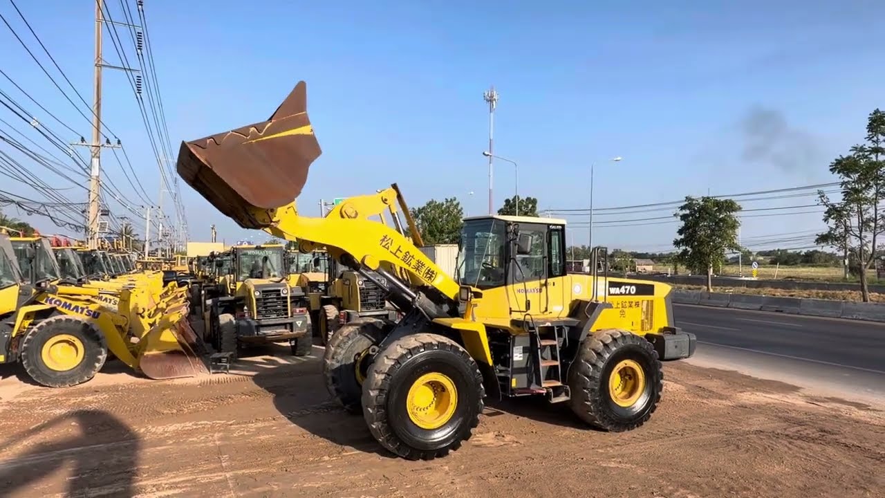 KOMATSU WA470-5 www.thaispmotor.com 089-8368497 / 093-0133778