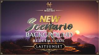 Get This Free Beautiful Sunset Background. Redeem Code : LASTSUNSET | Where Winds Meet