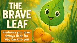 The Brave Leaf  Short Moral Story for Kids  Nutty Wisdom
