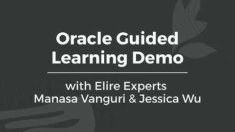 Oracle Guided Learning Demo: In-Context Training and Onboarding Processes