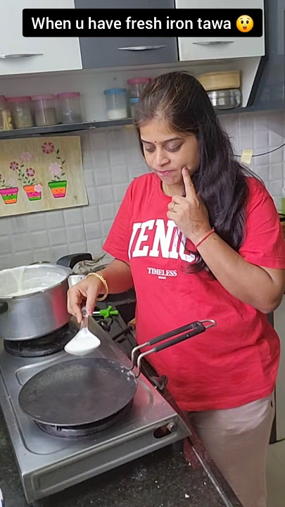 new trick to make any tawa into nonstick tawa #ajiojikitchenshorts #shorts #relatable #ytshorts