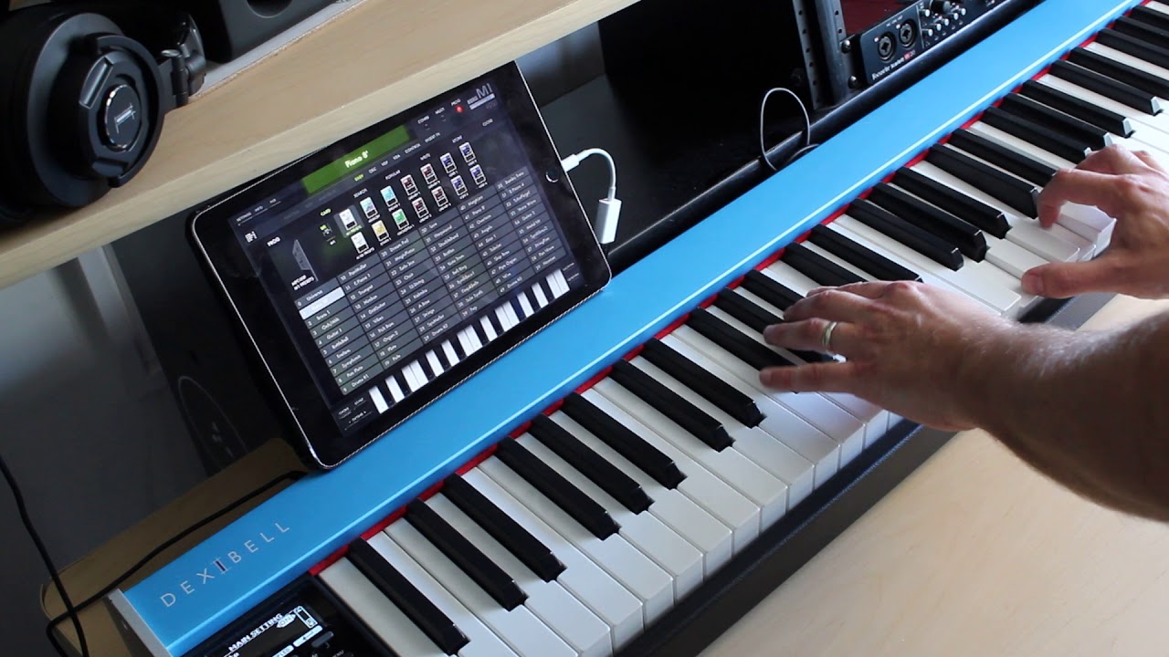 Korg I-M1 app, house piano and Dexibell S1 audio over USB