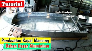 Cara membuat perahu mancing dari besi aluminium plat