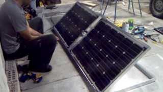 Solar Panels with Linear Actuator
