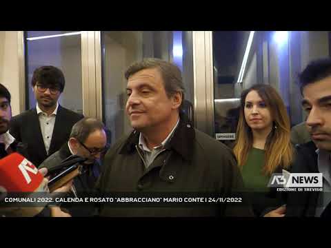 COMUNALI 2022. CALENDA E ROSATO ''ABBRACCIANO'' MARIO CONTE | 24/11/2022