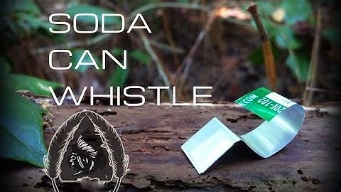 Black Scout Survival - How to Make a Whistle from a Soda Can