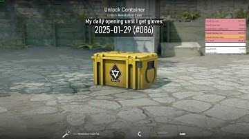 My daily CS2 case unboxing until I get gloves #086