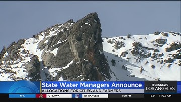 California water allocated for cities, farmers for 2023