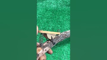 Handcraft a Simple Trigger mechanism # Craft idea # wooden trigger