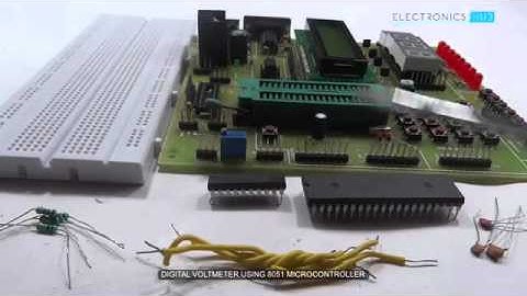 Digital Voltmeter using 8051 Microcontroller online video cutter com 1