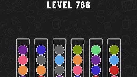 Ball Sort Puzzle Level 766 #ballsortpuzzle #ballsortpuzzlegameplay #puzzlegame #mobilegames