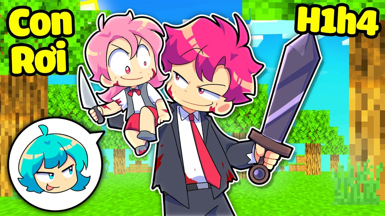H1h4 Bất Ngờ Khi Yummie Giả Con Rơi Trong Minecraft 🤣🤩