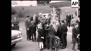 PRINCESS GRACE AND PRINCE RAINIER OF MONACO VISIT THE SOS CHILDREN'S VILLAGE IN THE HINTERBRUHL   -