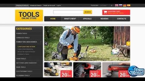 Tutorial Tools for Any Kind of Work OsCommerce Template by Buztheme.c