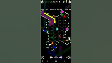 How To Solve Flow Free Hexes Amoeba Pack Level 65 12x14 Board Walk Through Solution Walkthrough