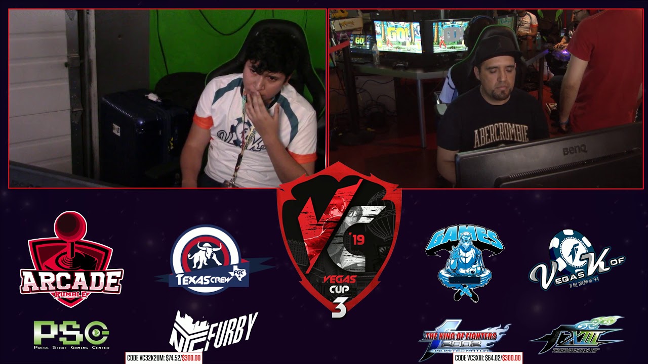 smash gg shine 2019 KOFXIII @ Vegas Cup 3 - VegasKOF Johnny vs Luis Cha [1080p/60fps]