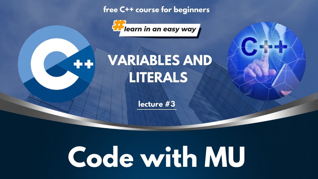 Variables and Literals in C++ in Hindi | C++ Tutorials for beginners ...
