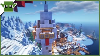 Minecraft Watchtower | Building Tutorial (Ice Spikes Biome)