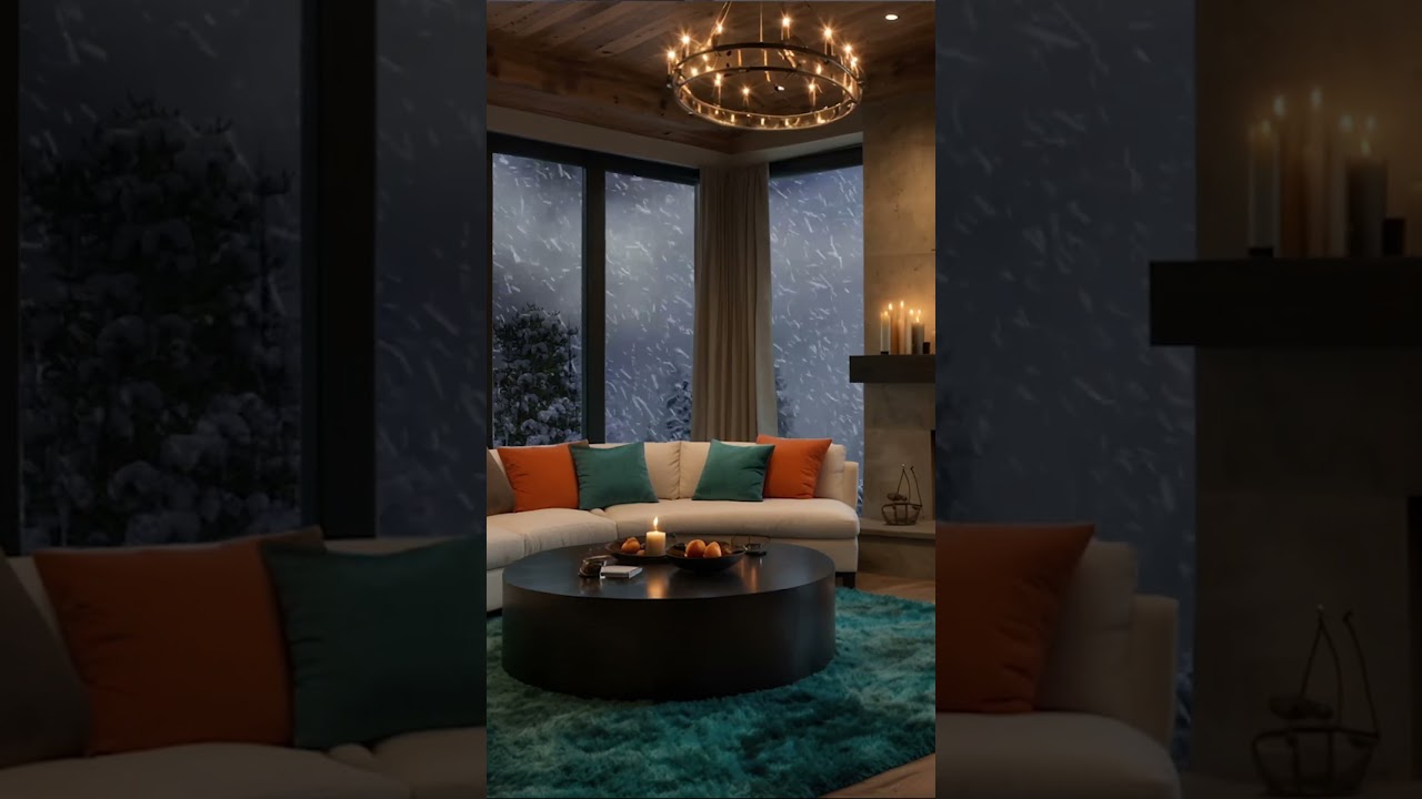 The Magic Of A Winter Retreat: Cozy Fireside Tour