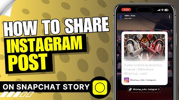 How to Share Instagram Post on Snapchat Story | Share IG Post on Snapchat 📲✨