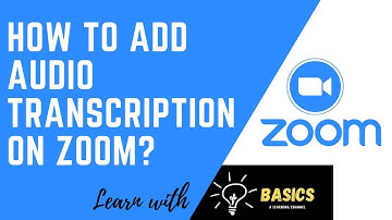How to do/enable audio transcription on zoom? | Is Audio Transcription possible on zoom? | Basics