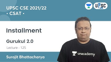 UPSC CSE PRELIMS 2021 | Gurukul 2.0 | CSAT by Surojit Sir | Installment