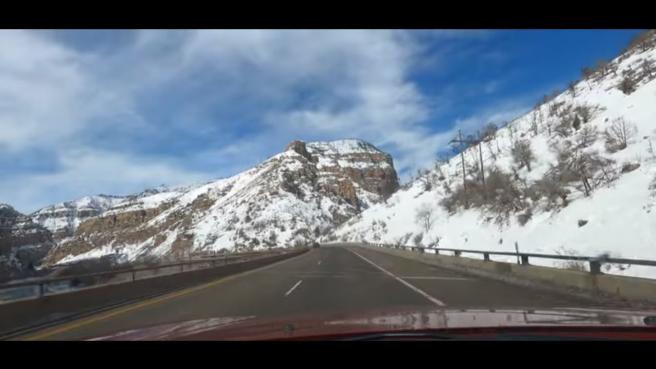 Colorado drive to Aspen Jan 2023