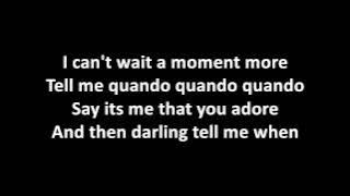 Michael Buble feat. Nelly Furtado - Quando Quando Quando (lyrics on screen)