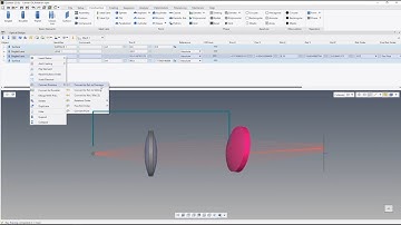 Construction: Convert Positions & Dependencies - Optical Design Software Quadoa Optical CAD