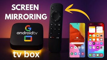 How to Mirror a smartphone to a TV Box #googletv #androidtv