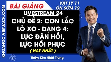 Con lắc lò xo - Lực đàn hồi, lực hồi phục - Vật lý 12 - Thầy Kim Nhật Trung