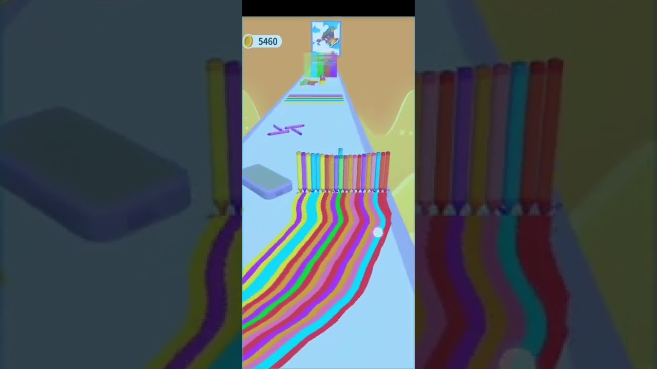 Colour pencil rush Level Android or iOS Gameplay 